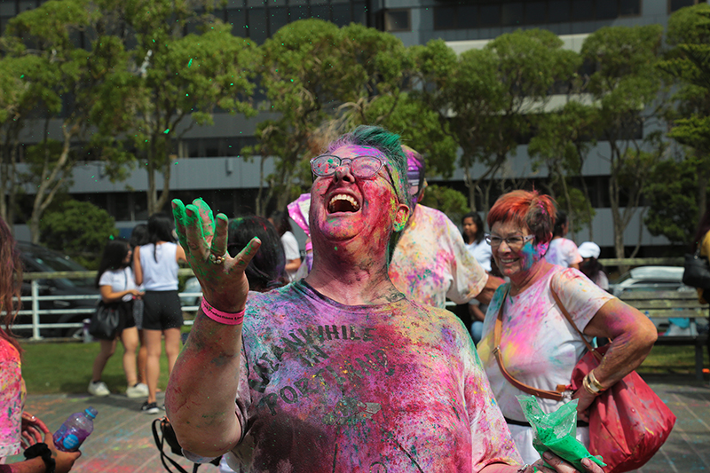Holi Festival of Colour : Wellington : New Zealand : Richard Moore : Journalist : Photographer :